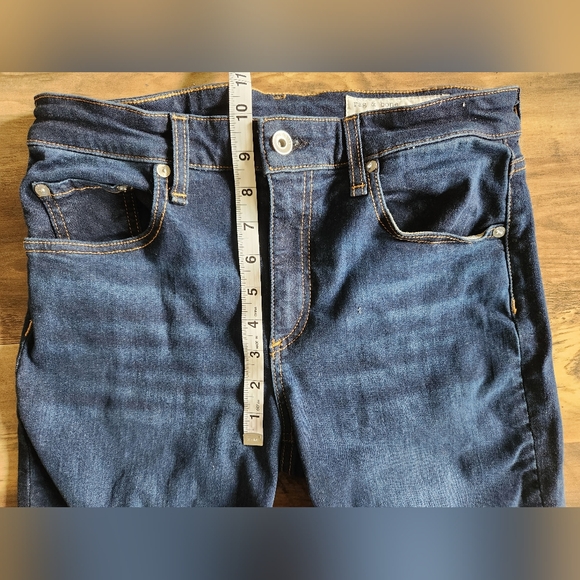 Rag & Bone Cate Mid-Rise Skinny Ankle Jeans 26" inseam Size 30 - Picture 7 of 14